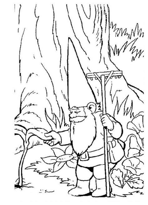 David The Gnome Coloring Pages Coloring Home