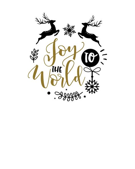 Joy To The World Christmas Free Svg File Svg Heart