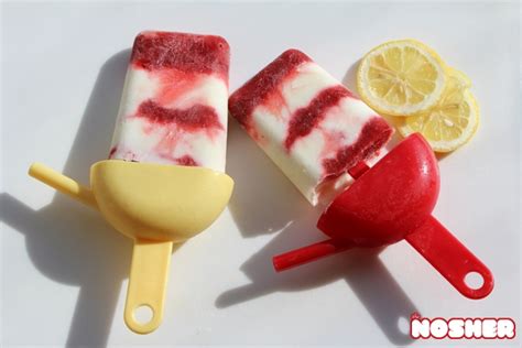 Strawberry Lemonade Greek Yogurt Pops The Nosher