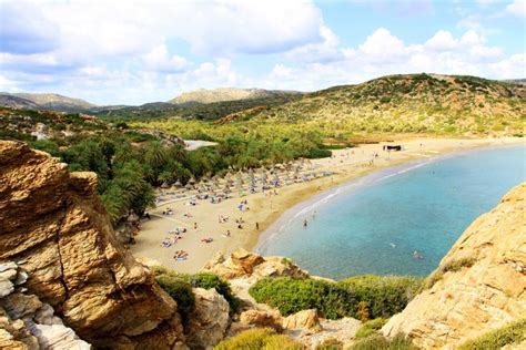Plage De Vai En Crète Orientale Beach Life Around The Worlds Greece