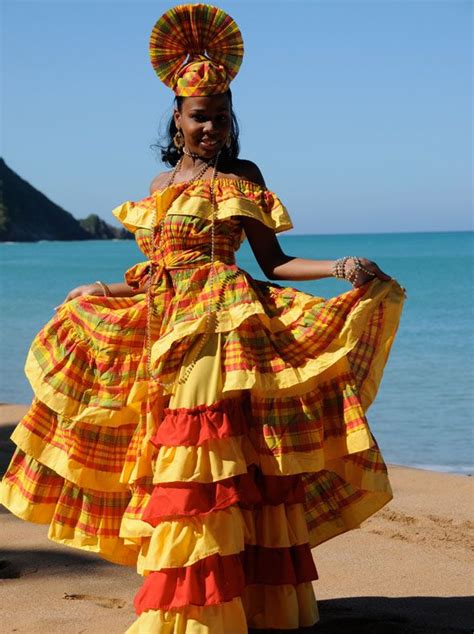 Pin By Cecile Griffith On Caribbean Clothes Party Caribbean Fashion