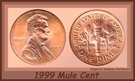 The name derives from the mule, the hybrid offspring of a horse and a donkey, due to such a coin having two sides intended for different coins, much as a mule has parents of two different species. Half done half cent? | Coin Talk
