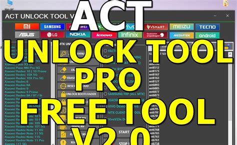ACT Unlock Tool Pro V Free Loader Unlock No Need Any Serial Key Free All MTK Supported