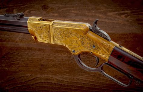 Exceptional Hoggson Engraved Henry Rifle