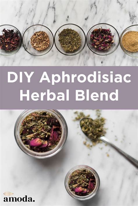 Make Your Own Aphrodisiac Herbal Infusion Herbal Remedies Recipes
