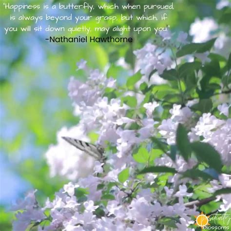 Positive Quote 103 Nathaniel Hawthorne Happiness Is A