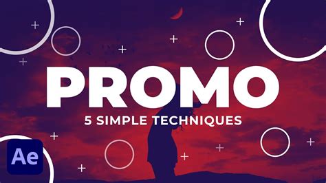 5 Simple Motion Graphic Promo Techniques In After Effects Youtube