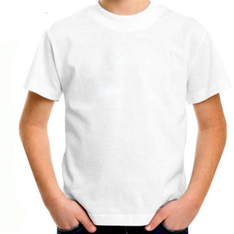 Kit 10 Camisetas Algodão Penteado Infantil Branca Lisa No Elo7 Juju