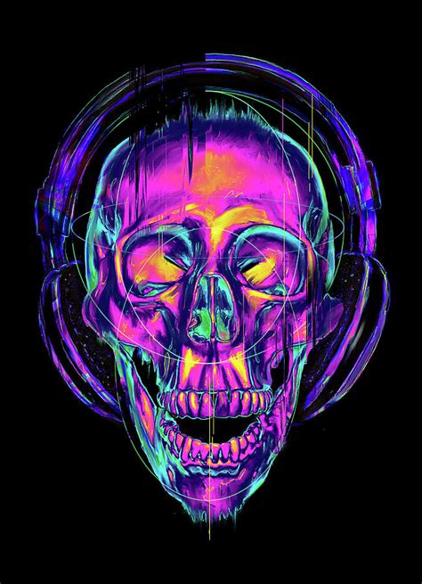 100 results for paintings trippy. Trippy Skull Digital Art by Nicebleed