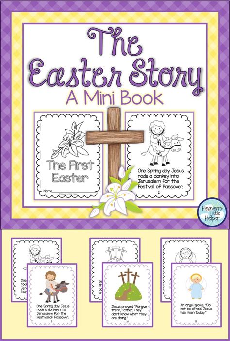 Free Printable Easter Story Mini Book Printable Word Searches