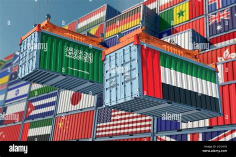 Freight Containers With United Arab Emirates And Saudi Arabia National