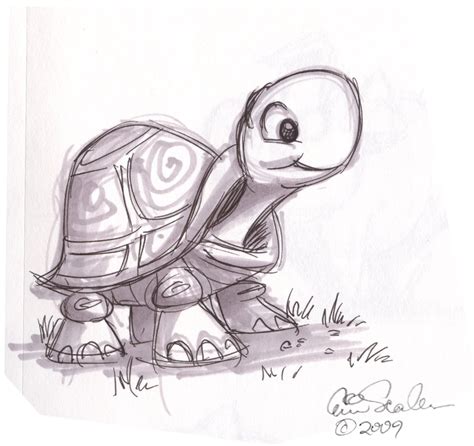 The Ol Sketchbook Cute Turtle