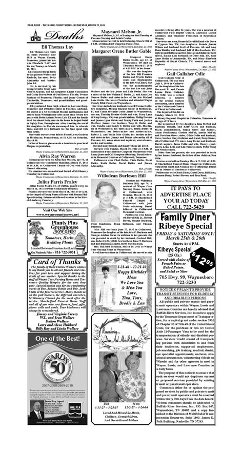 Wayne County News 03-23-11 by Chester County Independent - Issuu