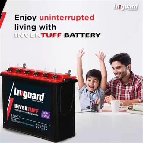 Livguard Invertuff IT 1554TT Inverter Tall Tubular Battery 150Ah At Rs