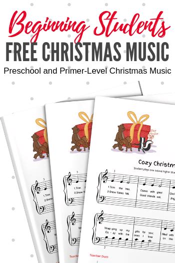 O christmas tree free piano sheet music to download and print. Christmas Sheet Music To Delight Your Primer and Preschool ...