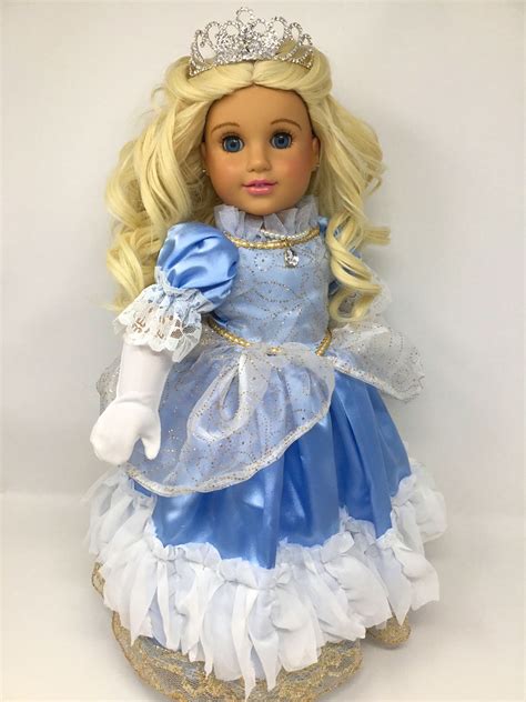 Custom Ooak American Girl Doll As Disney Princess Cinderelle
