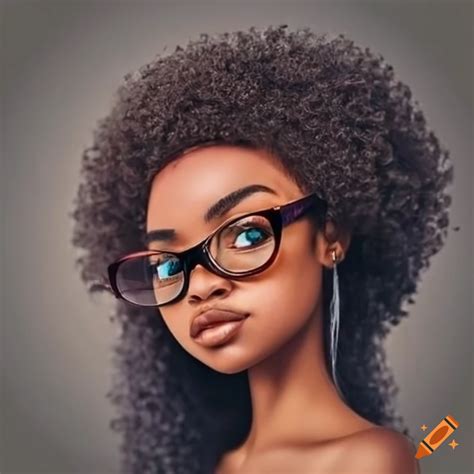 Portrait Of A Black Girl On Craiyon