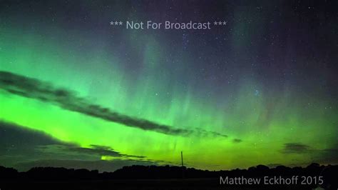 Spectacular Northern Lights In North Dakota Youtube