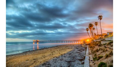 4k Sunset Wallpaper San Diego California Beaches Beach