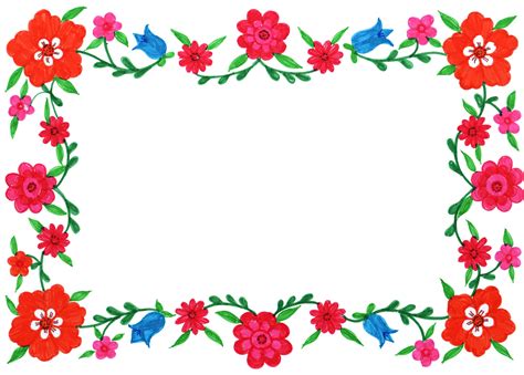 Flower photos photo frame design rose gold frame beautiful red roses birthday frames picture editor. 6 Flower Frame Colorful Rectangle (PNG Transparent ...