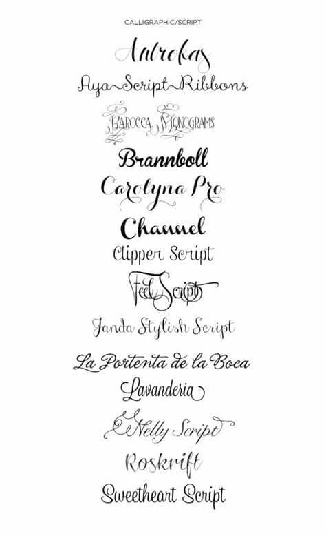 We're sharing some of our favorite script wedding fonts! Script & Calligraphy Fonts | Free calligraphy fonts ...