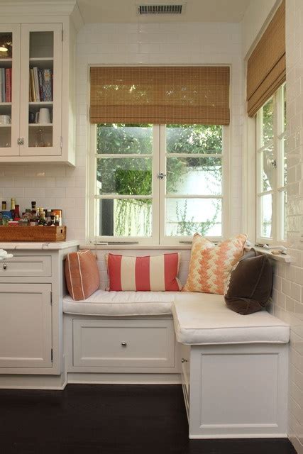 Bay window breakfast nook bench window seat kitchen dining room windows dining bench because of limited space we are looking at having bench or window seat as part of the kitchen table. 131 best Kitchen Window Seat images on Pinterest | Dinner ...