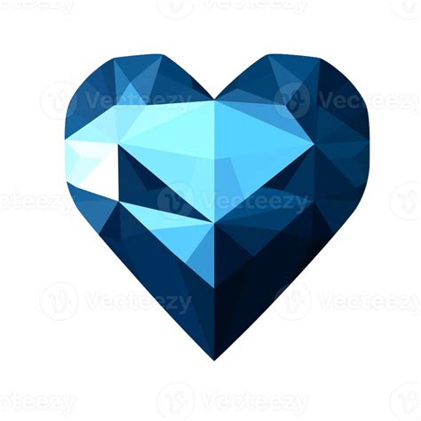 Sapphire Heart No Background 31738556 Png