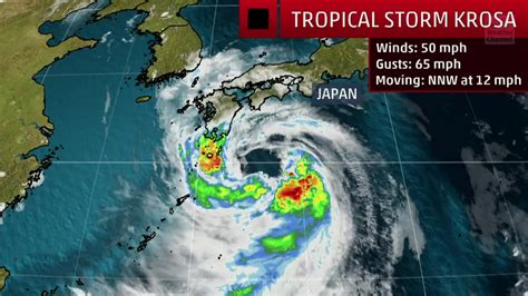 Domestic travel activity remains low during the first half of december until the beginning of from around december 29 some tourist attractions close down for the new year holidays. Tropical Storm Krosa Closing in on Japan | The Weather Channel