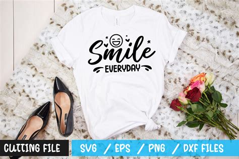 Smile Everyday Svg By Designavo Thehungryjpeg