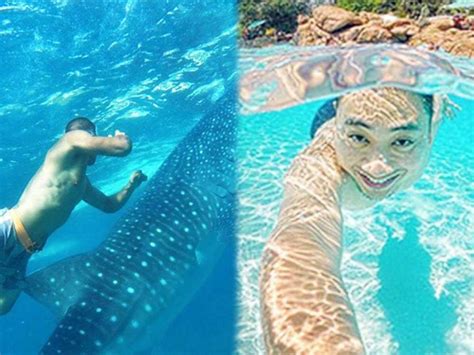 Look Mind Blowing Celebrity Underwater Photos Dailynews