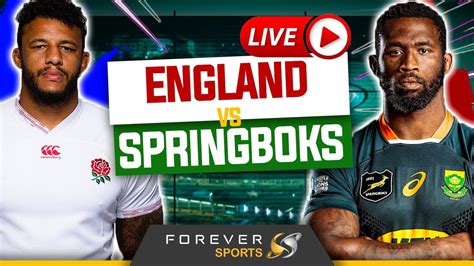 England Vs Springboks Live Autumn Nations Series Watchalong Forever Rugby Youtube
