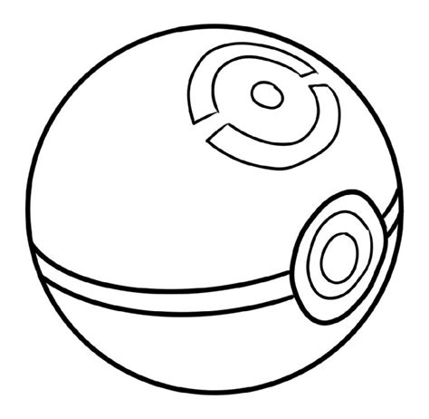 Pokeball Coloring Pages Free K5 Worksheets