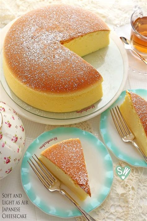 Soft And Light As Air Japanese Cheesecake In My Kitchen Japanese Cheesecake Recipes
