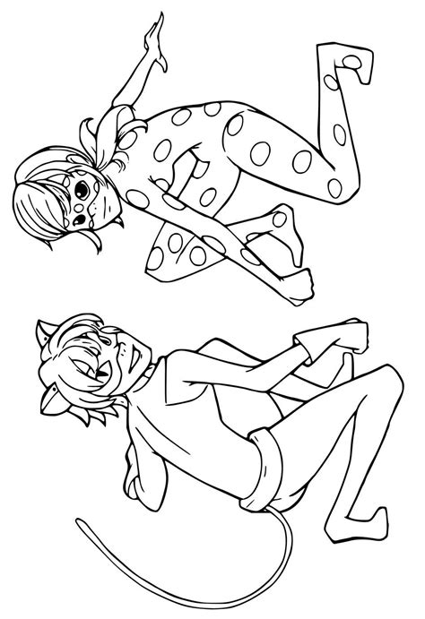 Coloring Page Miraculous Tales Of Ladybug And Cat Noir Miraculous