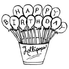 You can select the image and save it to your smart device and desktop to print and color. Happy Birthday Coloring Pages - Free Printables