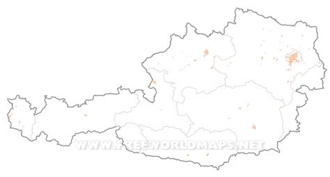 Political Map Of Austria Europe Maps Of The World