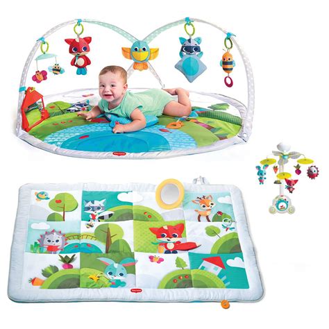 Tiny Love Meadow Days Musical Play Mat Soothe N Groove Baby Mobile