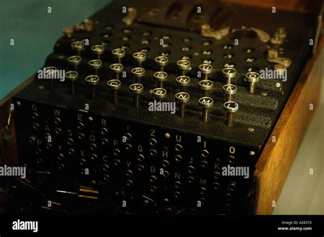 German Enigma Encryption Machine Used In The Second World War Stock