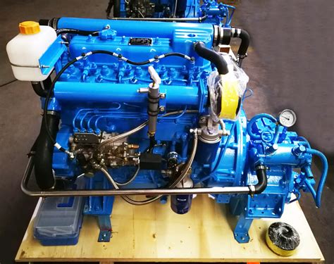 HF4102 4 cyliner 70hp inboard marine diesel engine with gearbox