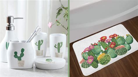 10 Cool And Fresh Cactus Themed Bathroom Decor Ideas