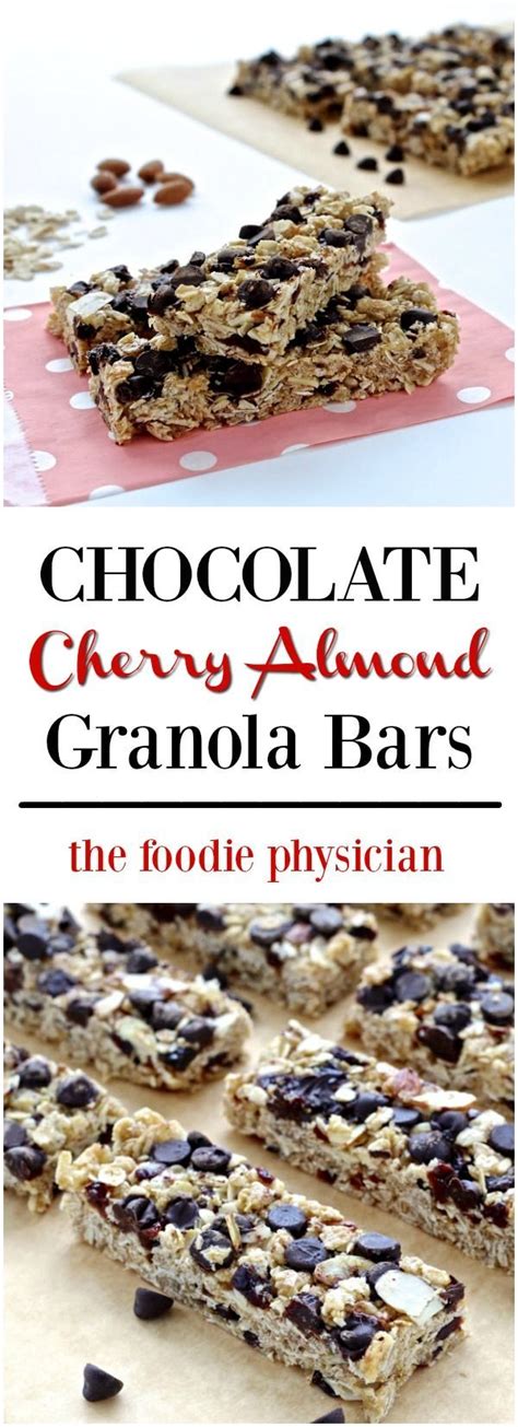 5 comments this post may contain affiliate links. No-Bake Chocolate Cherry Almond Granola Bars | Recipe ...