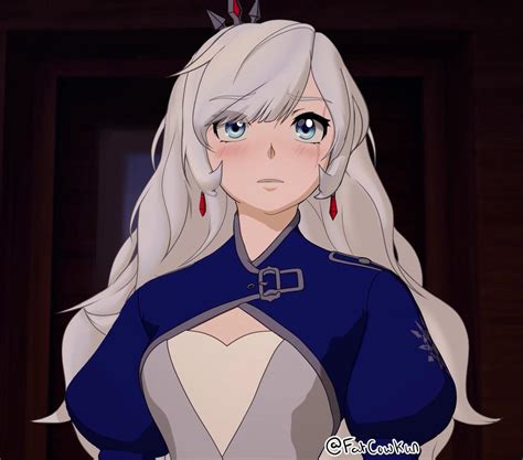 Weiss With Her Hair Down ️ Art By Rclawthorne On Twitter Rrwby