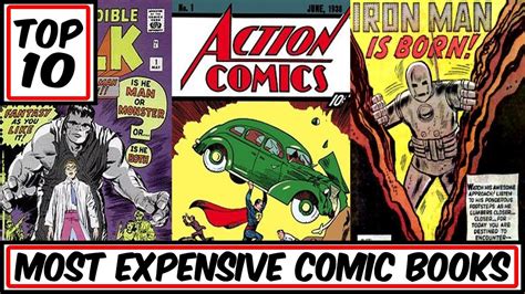Top 10 Most Expensive Comic Books Kahoonica