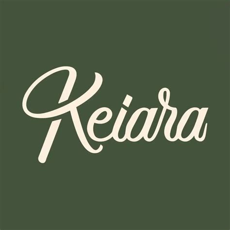 Logo Design For Keiara Heart Symbol Typography Logo Ai Logo Maker