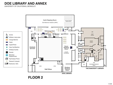 Floor Plans Uc Berkeley Library