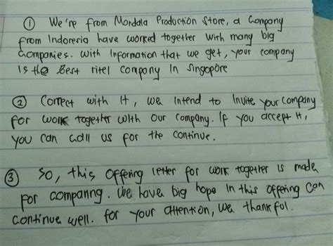 Ada beberapa contoh ataupun jenis surat penawaran yang sering dipergunakan, seperti contoh surat penawaran barang, penawaran harga, kerjasama. Contoh Surat Penawaran Kerjasama Dalam Bahasa Inggris Pt ...