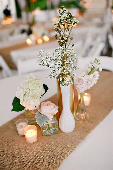 Simple Wedding Table Decorations Ideas Centerpiece