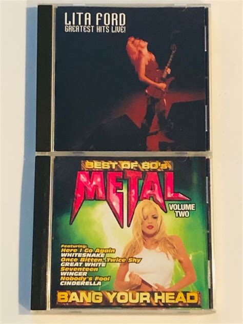 Lita Ford Greatest Hits Live Cd Bonus Best Of 80s Metal V2 Bang