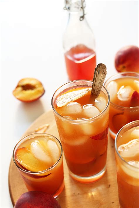Simple Peach Iced Tea Minimalist Baker Recipes