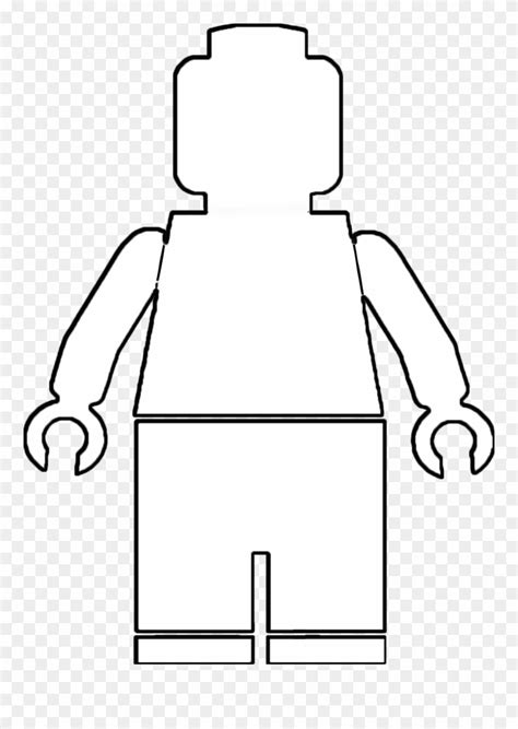 Lego Man Body Template